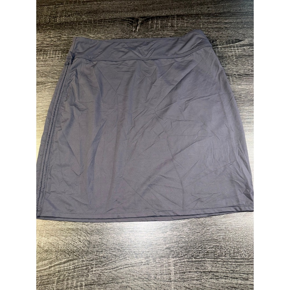 Athleta Women Small Gray Side Cinch Active Skirt Gorpcore Performance Athleisure